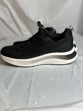Orthofeet Womens 8.5 Wide Black Walking Shoes Comfort Sneakers Orthopedic